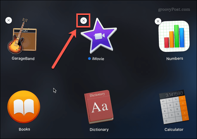 brisanje aplikacij na Macu