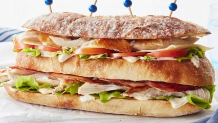 Kako je narejen Club Sandwich? Klub sendvič recept doma