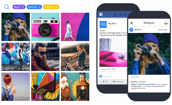 Yotpo vam omogoča zbiranje, urejanje, označevanje in prikazovanje fotografij Instagrama na družabnih omrežjih in na spletnem mestu za e-trgovino.