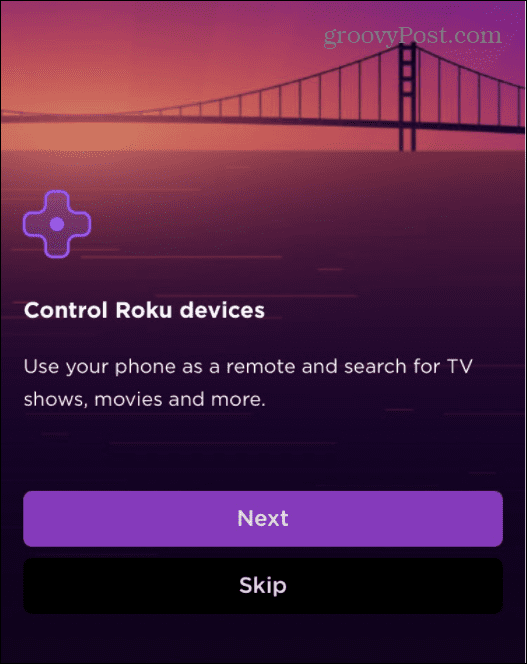 Aplikacija Roku Remote