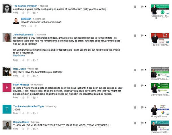YouTubove nove funkcije komentarjev omogočajo bolj dinamično nit pogovorov o videoposnetkih.