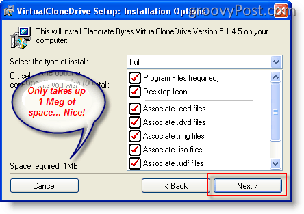 Namestite ISO Image v Windows XP