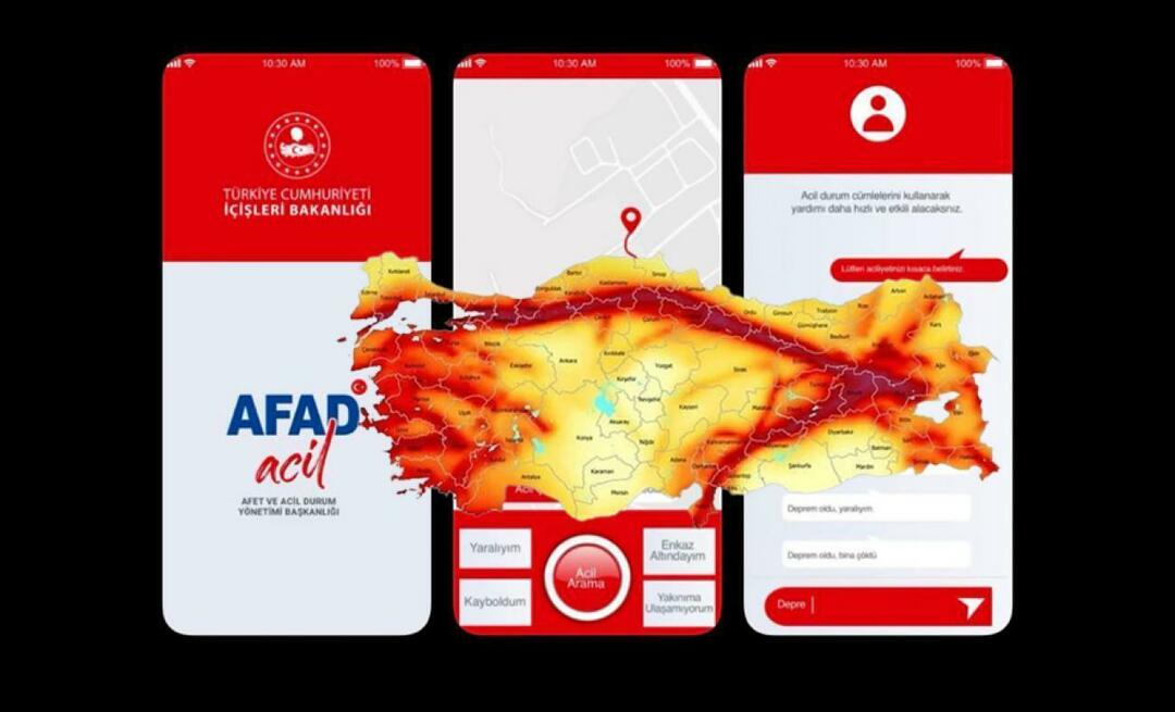 Ali se iz aplikacije AFAD vpraša o potresni nevarnosti hiše? Aplikacija zemljevida potresov iz AFAD