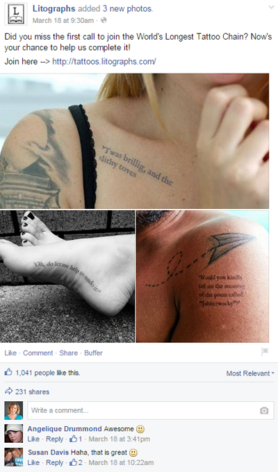 litograf tattoo facebook post