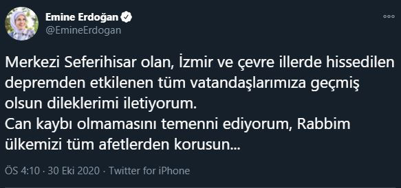 emine erdoğan delitev potresa