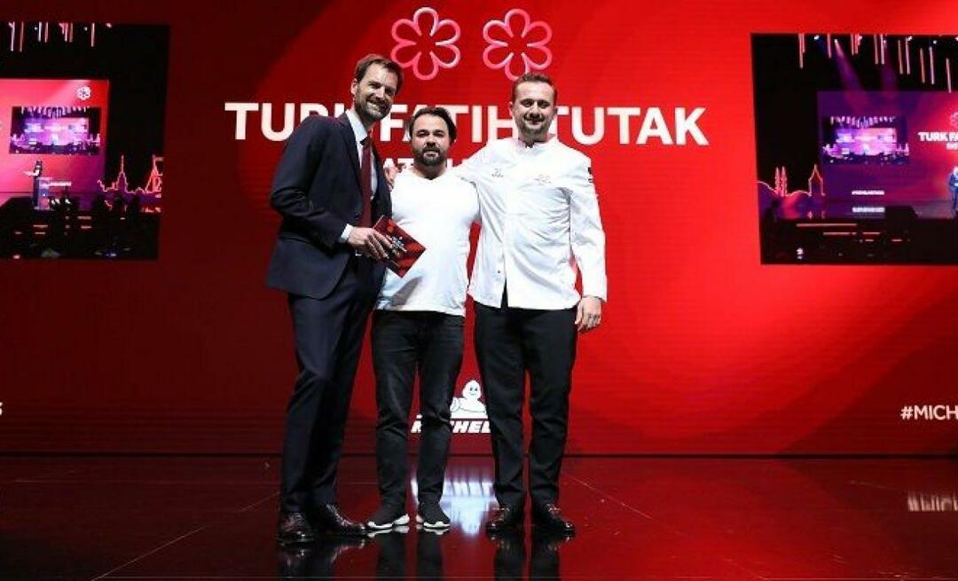 Uspeh turške gastronomije je priznan v svetu! Prvič v zgodovini nagrajen z Michelinovo zvezdico