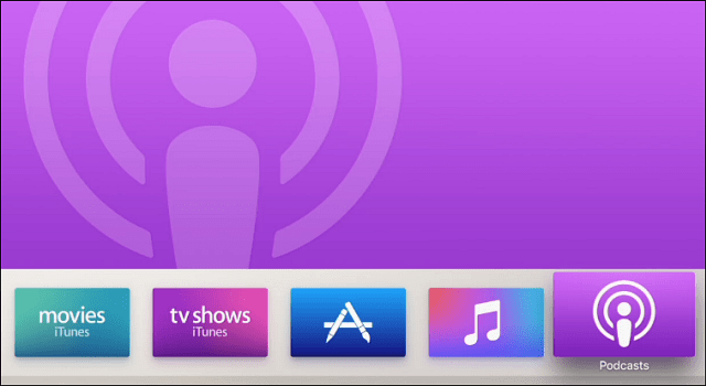 Aplikacija Podcasts končno prihaja na novo Apple TV (4. generacija)
