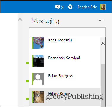 Skype HD Outlook nameščen v klepetu s pomočjo vtičnika