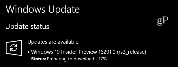 Microsoft izdaja Windows 10 Preview Build 16291 za PC