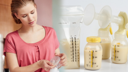 Kako se materino mleko hrani nedotaknjeno? Kako uporabljati molženo mleko? Med segrevanjem mleka ...