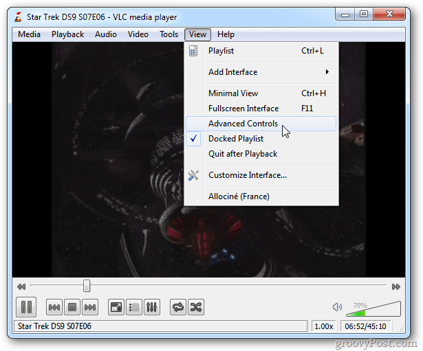 Posnemite zaslonske posnetke v predvajalniku VLC Media Player