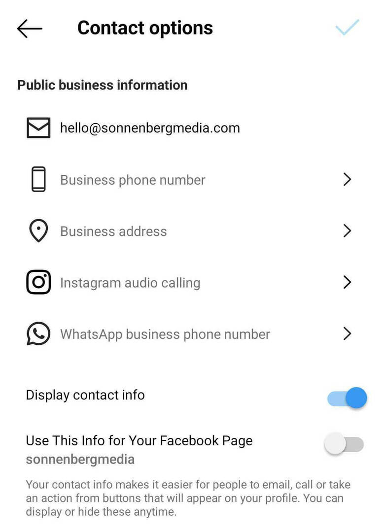 instagram-bio-kontakt-možnosti-primer