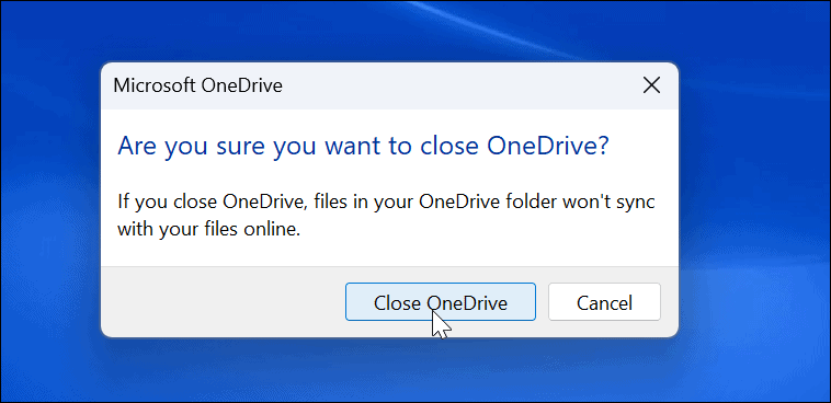 Popravite OneDrive, ki se ne sinhronizira