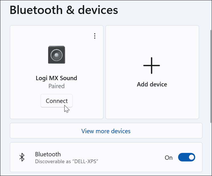 Povežite Bluetooth napravo