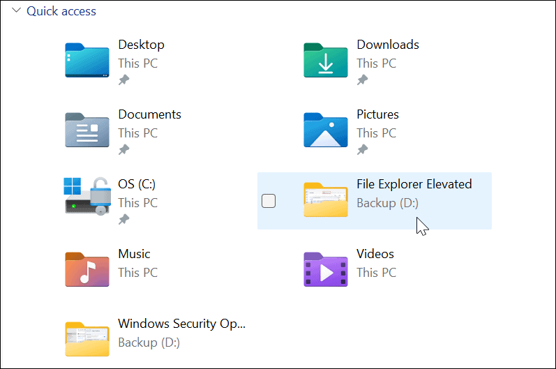 Zaženite raziskovalec datotek Windows 11 kot skrbnik