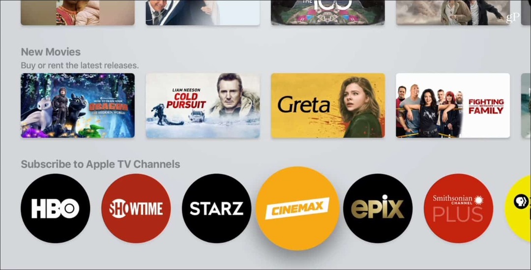 Kako se naročite na Premium kanale v novi aplikaciji Apple TV