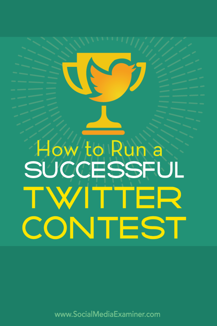 Kako izvesti uspešen natečaj za Twitter: Izpraševalec socialnih medijev