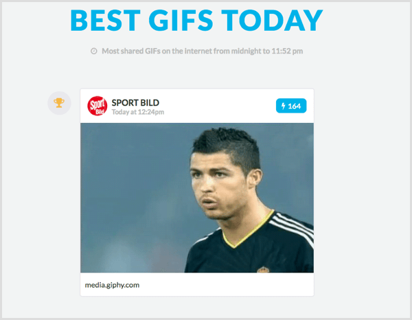 Danes na internetu primer GIF