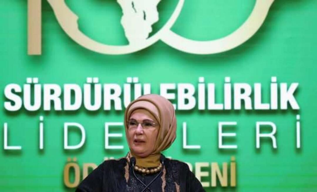 Delitev z Emine Erdoğan z Sustainable Century Summit