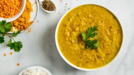 Recept za juho iz leče z rumeno lečo