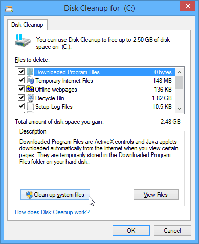 Čiščenje servisnega paketa Windows 7