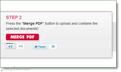 Združite več dokumentov PDF v enega z uporabo MergePDF