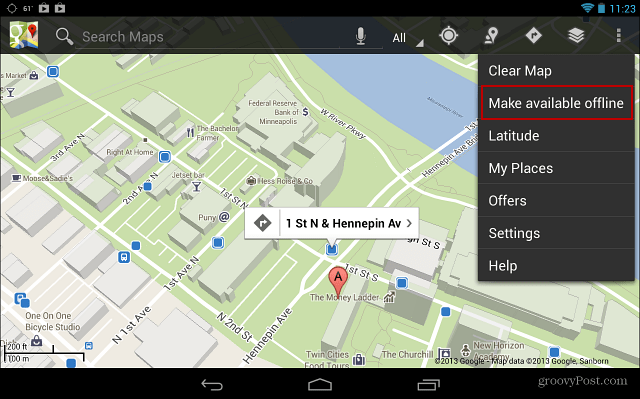 Kako narediti Google Zemljevide na voljo brez povezave v sistemu Android