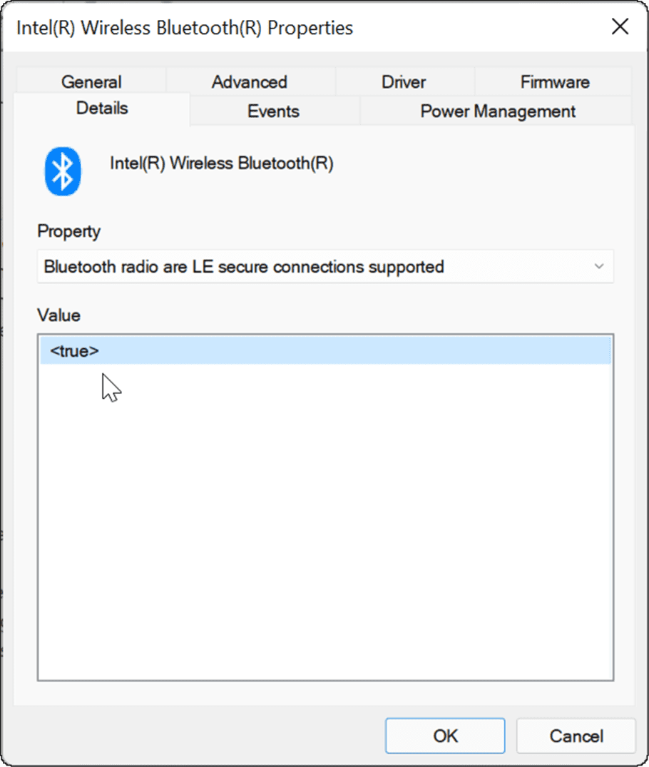 Podprt Bluetooth radio LE secure