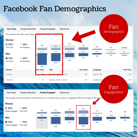 demografska karta oboževalcev facebooka