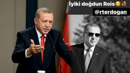 Posebne delitve znanih imen za rojstni dan predsednika Erdoğana
