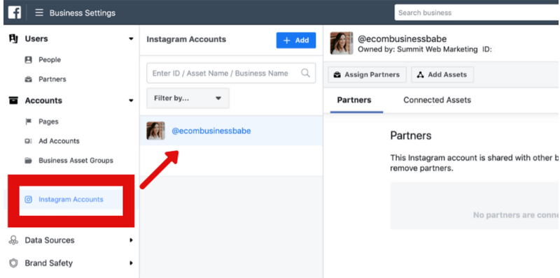 kako odstraniti račun Instagram iz Facebook Business Manager