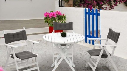 Elegantni in udobni modeli stolov za vrtove in terase