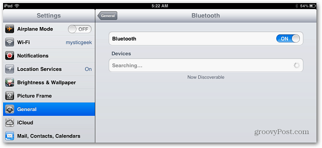Priključite Bluetooth tipkovnico na iPad