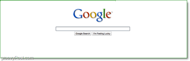 google domača stran z novim bledim videzom, tukaj se je spremenilo