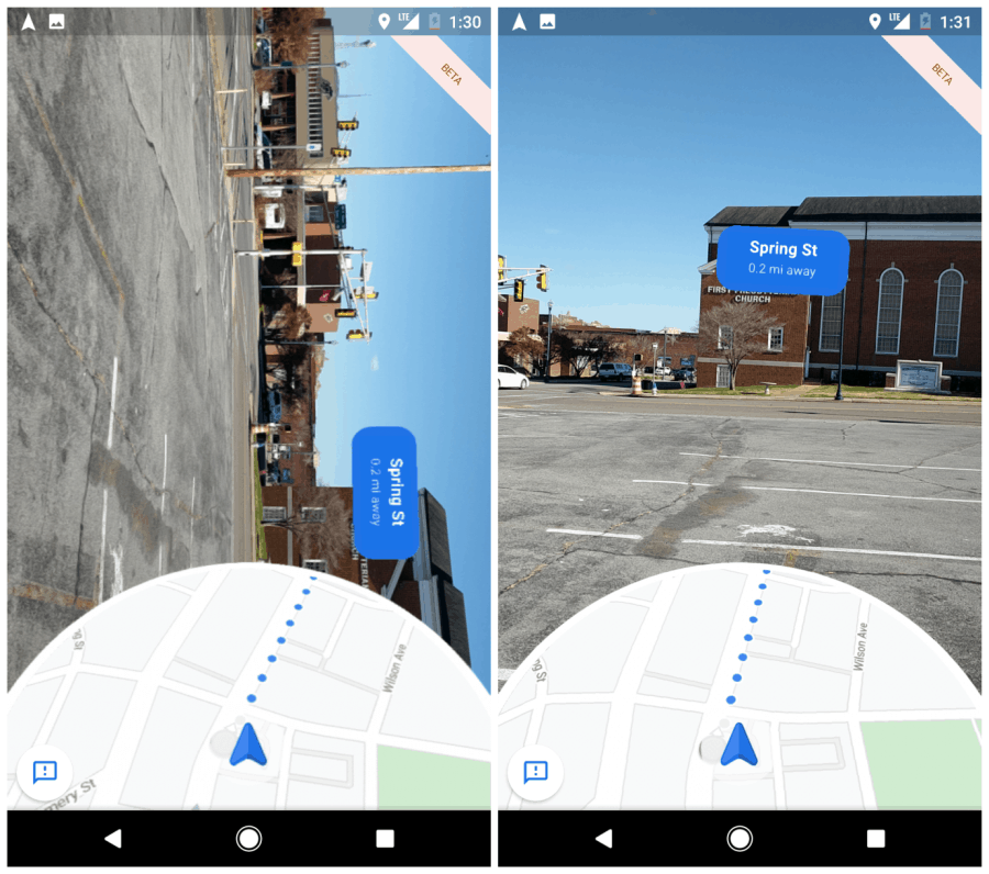 google Maps pogled v živo