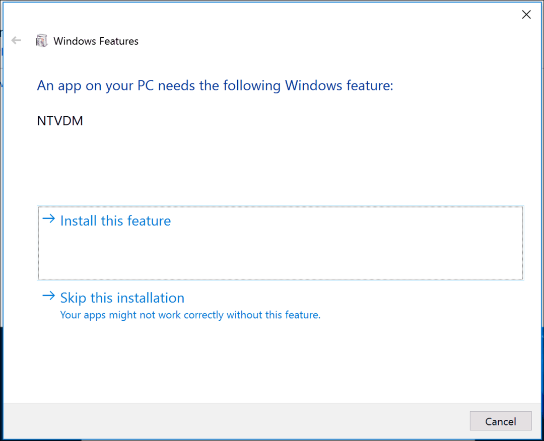 Kako omogočiti 16-bitno aplikacijsko podporo v sistemu Windows 10