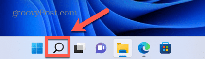 ikona za iskanje v Outlooku