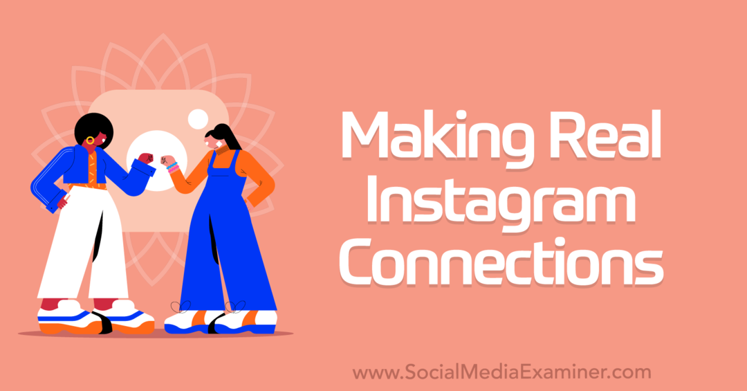 Vzpostavljanje resničnih povezav na Instagramu - preizkuševalec družbenih medijev