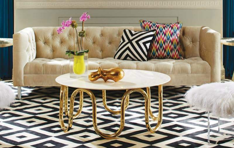 Nov trend v dekoraciji: zlato pohištvo