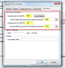 Konfigurirajte Outlook 2007 za račun GMAIL IMAP