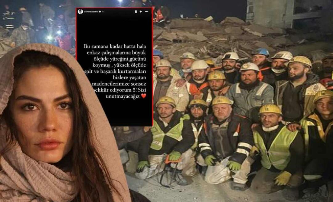 Demet Özdemir se je zahvalil rudarskim delavcem, ki so delali proti potresu! "Ne bomo te pozabili"