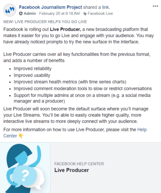 Facebook uvaja Live Producer in postaja privzeta površina za upravljanje pretokov v živo.