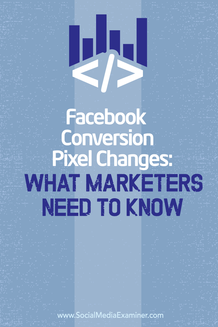 Spremembe pik za pretvorbo Facebooka: Kaj morajo tržniki vedeti: Izpraševalec socialnih medijev