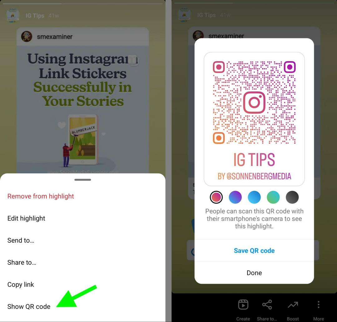 how-to-create-an-instagram-qr-code-to-share-story-highlights-show-sonnenbergmedia-example-6