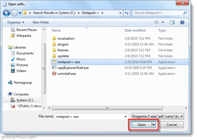 Kako dodati programske povezave vrstam datotek v operacijskem sistemu Windows 7