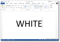 Office 2013 spremeni barvno temo - bela tema