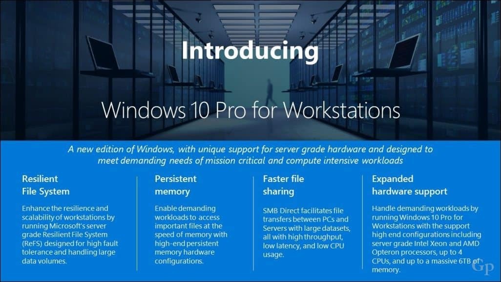 Microsoft predstavil novo Windows 10 Pro za izdajo Workstation Edition