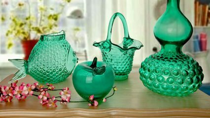 Predlogi za notranjo dekoracijo iz steklene vaze