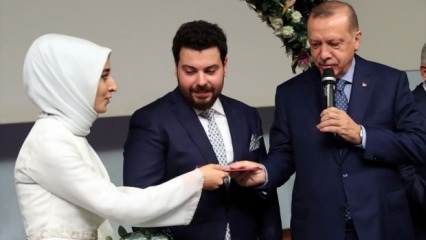 Predsednik Erdogan je bil priča hčerki Seferja Turana