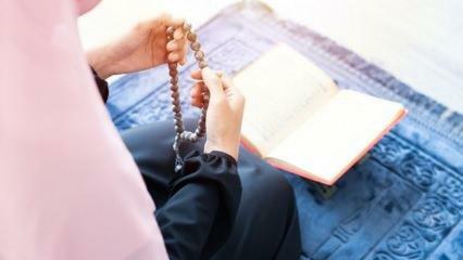 Kako narediti molitveni tasbih? Molitve in dhikr, ki jih je treba recitirati po molitvi